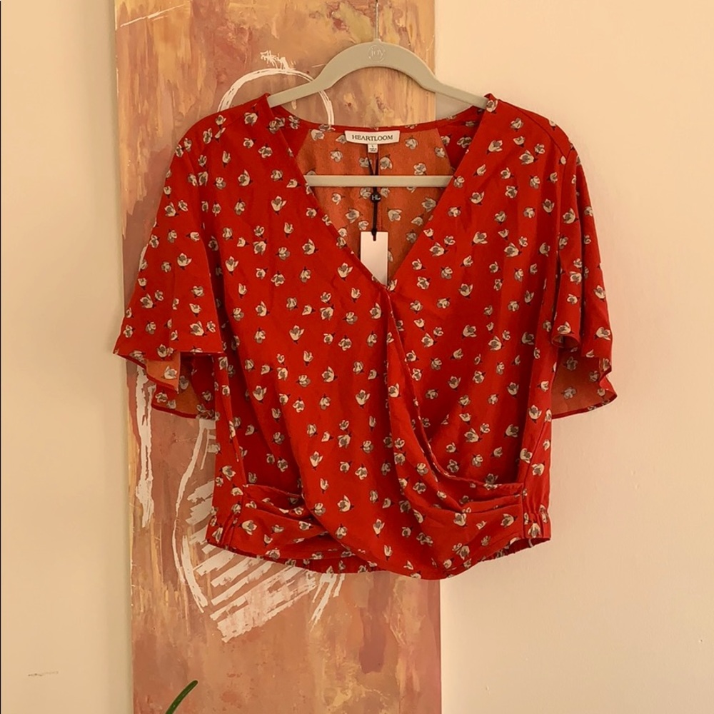 Brand New Heartloom Floral Top